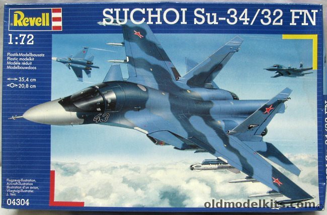 Revell 1/72 Suchoi Su-34 / 32 FM, 04304 plastic model kit